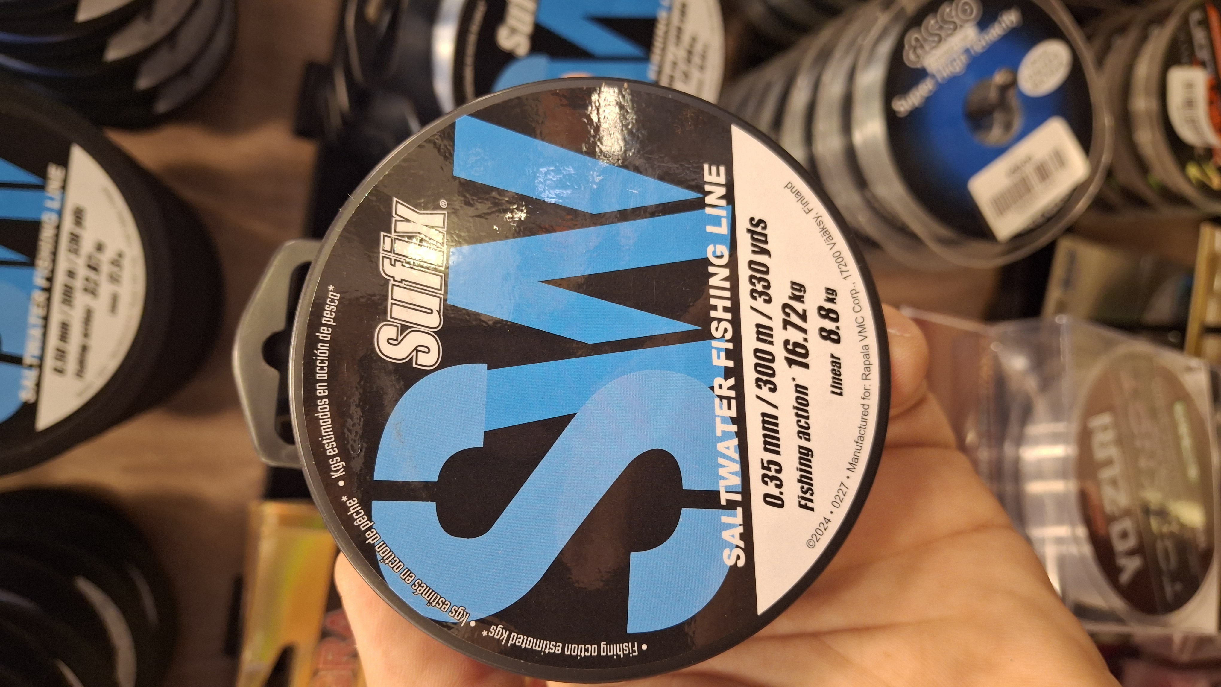 Nylon Sufix Sw Light Blue 300m